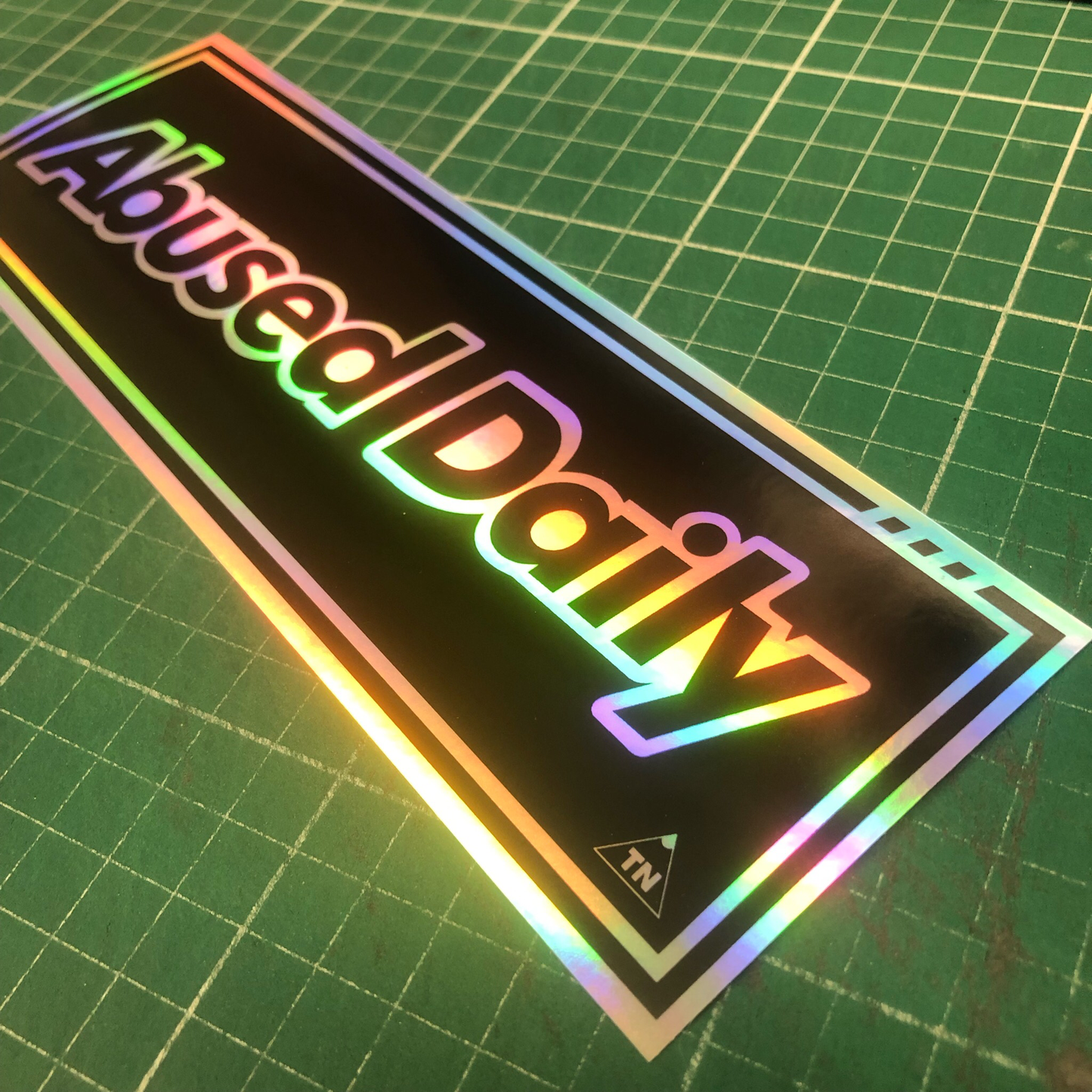 "ABUSED DAILY" SLAP (HOLOGRAPHIC)